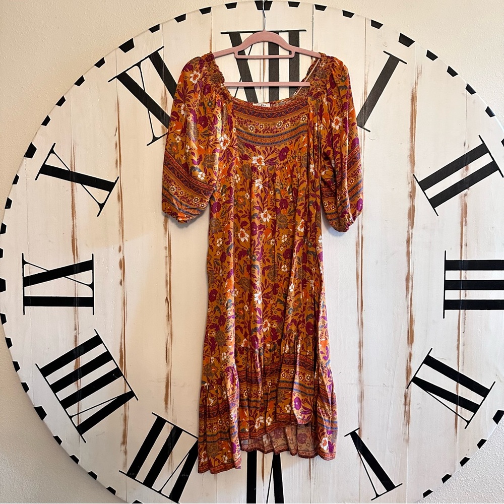 Orange Floral Boho Dredd